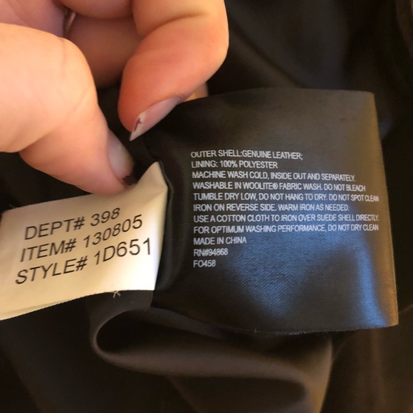 NOT FOR SALE: Nordstrom Bernardo Suede Moto Jacket - Picture 7 of 7